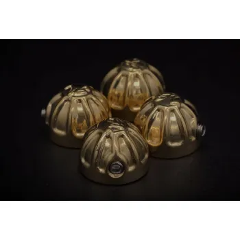 cafe 4 racer - Brass Cylinder Stud Knuckles Caps - Motone Triumph Bonneville 