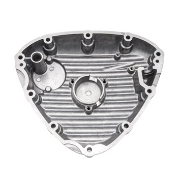 Finned Timing/Stator Cover - Brushed