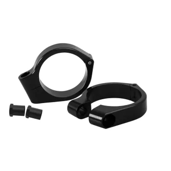 cafe 4 racer - winker clamp, 2 pcs., black 27-36 mm, pair -  CNC aluminum housing & brackets 
