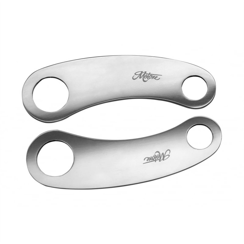 cafe 4 racer - Indicator Brackets - Top Shock Mount - Polished - Motone Triumph Bonneville 