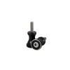 cafe 4 racer - XS Quick Release Aluminium Seat Bolts - Black - Motone Triumph Bonneville 