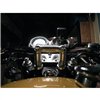 cafe 4 racer - Handlebar Riser Inserts - One Inch Rise - For One Inch Bars - Clear/Silver - Motone Triumph Bonneville 