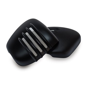 cafe 4 racer - T120 Ribbed Side Panels - MATTE Black - Motone Bonneville T120 2016-NOW 