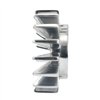 cafe 4 racer - Big Fin Exhaust Clamps for Aircooled - EFI - SHINY POLISHED - Motone Triumph Bonneville 
