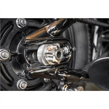 cafe 4 racer - The Gaffer - Matice zadní nápravy - Titan - Leštěný povrch - Motone Triumph Bonneville 