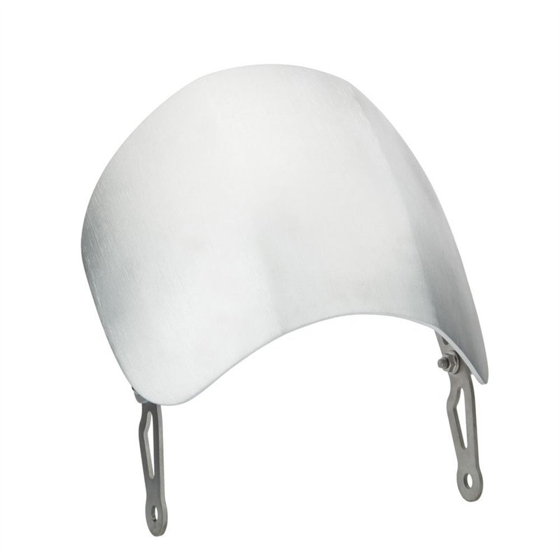 cafe 4 racer - Microblade Aluminium Screen Brushed Metal Finish - Motone Triumph Bonneville 