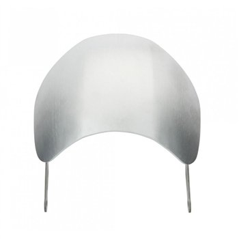 cafe 4 racer - Microblade Aluminium Screen Brushed Metal Finish - Motone Triumph Bonneville 