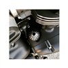 cafe 4 racer - Engine Oil Filler Cap - Roswell - Contrast Black/Polish - Motone Triumph Bonneville 