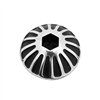 cafe 4 racer - Engine Oil Filler Cap - Roswell - Contrast Black/Polish - Motone Triumph Bonneville 