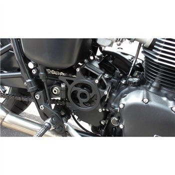 cafe 4 racer - Rychloupínací hliníkové šrouby bočního panelu - leštěné - Motone Triumph Bonneville 