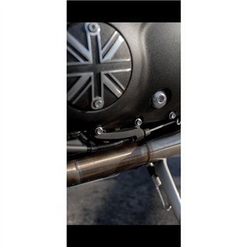 cafe 4 racer - Stilo Type S - Clutch Cable Guide - Stainless BLACK - Motone Triumph Bonneville 