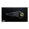 cafe 4 racer - Winged 8-Ball Fuel Tank/Side Panel Emblems - Billet - Motone Billet Emblems Stickers Logos 