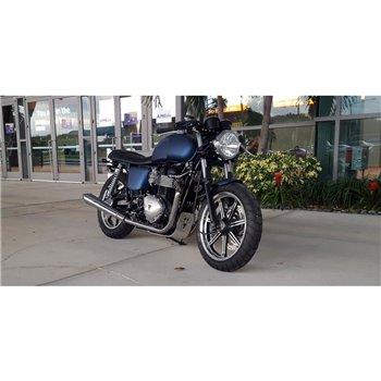 cafe 4 racer - Custom Sprocket Cover - Black - Motone Triumph Bonneville 