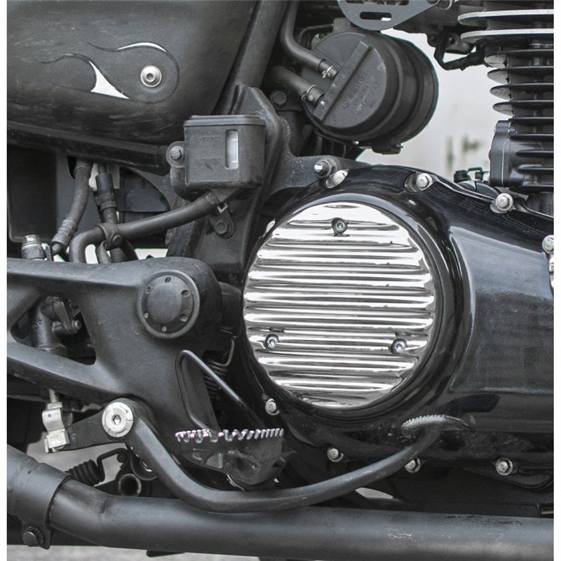 cafe 4 racer - Honda CB350 Engine Cover RHS - Ribbed - POLISH - Motone HONDA CB650R 
