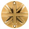 Clutch Badge - Union Jack - Solid Brass