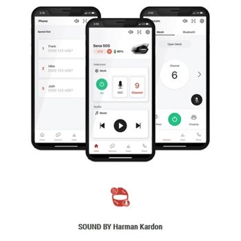 cafe 4 racer - Sena 50S Mesh Sound by Harman Kardon single - SENA  BT Komunikační sady & Kamery 