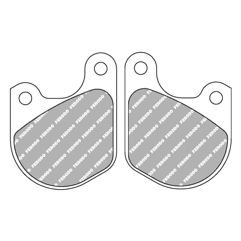 cafe 4 racer - Ferodo FDB333P Brake Pads Organic P – HD FX/XL 77-83 F - FERODO Brake pads / shoes 