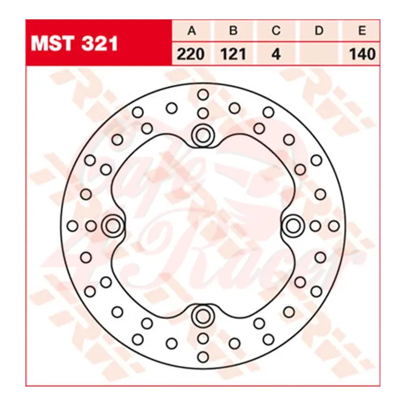 cafe 4 racer - TRW Lucas brake disc MST321, rigid - TRW Brake discs 3322937355129
