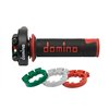 cafe 4 racer - DOMINO Gas Control Short Stroke XM2 with A450 Grips - black/red - Domino & Tommaselli Throttle control 
