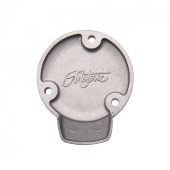 cafe 4 racer - TPS Carb/Throttle Body Cover - Pair - Ribbed/Finned - Shot Blast - Motone Triumph Bonneville 