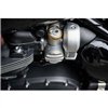 cafe 4 racer - TPS Carb/Throttle Body Cover - Pair - Ribbed/Finned - Shot Blast - Motone Triumph Bonneville 