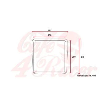 cafe 4 racer - Universal Scrambler mask - C-RACER Front Headlamp Masks 