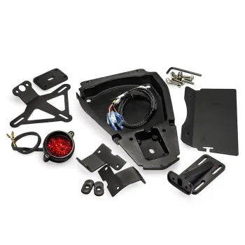 cafe 4 racer - Tail Tidy Kit V3 - Street Twin/Street Scrambler/T100/T120 - ELDORADO Light Gloss Black - Motone Bonneville T120 2016-NOW 