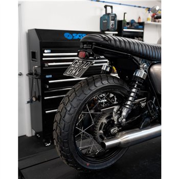 cafe 4 racer - Motone Tail Tidy Kit V3 - Street Twin/Street Scrambler/T100/T120 - GORT Light Gloss Black  - Motone Bonneville T120 2016-NOW 