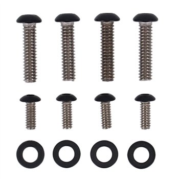 cafe 4 racer - Screws4Bikes LA.HD.1.swm Sada šroubů pro spínače řídítek matná černá – HD Softail 18-24, Touring 17-25 - Screw4bikes Šrouby & sety 