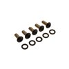 cafe 4 racer - Screws4Bikes DC.HD.3.sw Sada šroubů krytu Derby lesklá černá – HD Softail 19-26 - Screw4bikes Šrouby & sety 