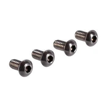 cafe 4 racer - Screws4Bikes LK.HD.3.sw Sada skrutiek na hornú svorku riadidiel lesklá čierna – HD FXSB, Dyna 05-17, Sportster 04-22 - Screw4bikes Šrouby & sety 