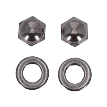 cafe 4 racer - Screws4Bikes SM.HD.1.va Mirror Nut Kit Polished – HD 82-25 - Screw4bikes Screw nuts sets pins orings 