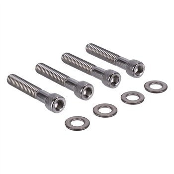 cafe 4 racer - Pár kužeľových luniet Alu 6061 strieborná 6 mm - HS MOTO Germany Šrouby & sety 4251352618818