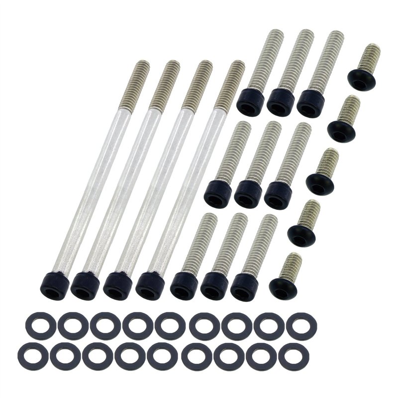 cafe 4 racer - Screws4Bikes PC.HD.10.swm Primary Cover Bolt Kit Matte Black – HD FXSB 13-17, FXCW/C 08-11 - Screw4bikes Screw nuts sets pins orings 