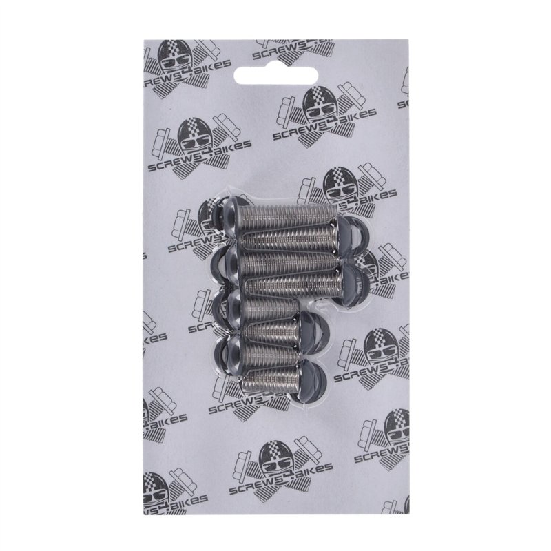 cafe 4 racer - Screws4Bikes FS.HD.2.swm Sada šroubů pro držáky blatníku matná černá – HD Softail 07-17 - Screw4bikes Šrouby & sety 