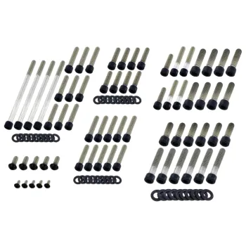 cafe 4 racer - Rozšiřovací šrouby PVC 6mm černé -  Šrouby & sety 4251352622532