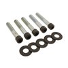 cafe 4 racer - Screws4Bikes PU.HD.3.swm Sada šroubů pro kladku kola matná černá – HD Softail 07-26, Dyna 06-17 - Screw4bikes Šrouby & sety 