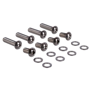 cafe 4 racer - Screws4Bikes FS.HD.2.va Súprava skrutiek na držiaky blatníka leštená – HD Softail 07-17 - Screw4bikes Šrouby & sety 
