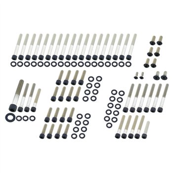 cafe 4 racer - Screws4Bikes LK.HD.1.swm Handlebar Top Clamp Bolt Kit Matte Black – HD Softail 07-26 - Screw4bikes Screw nuts sets pins orings 