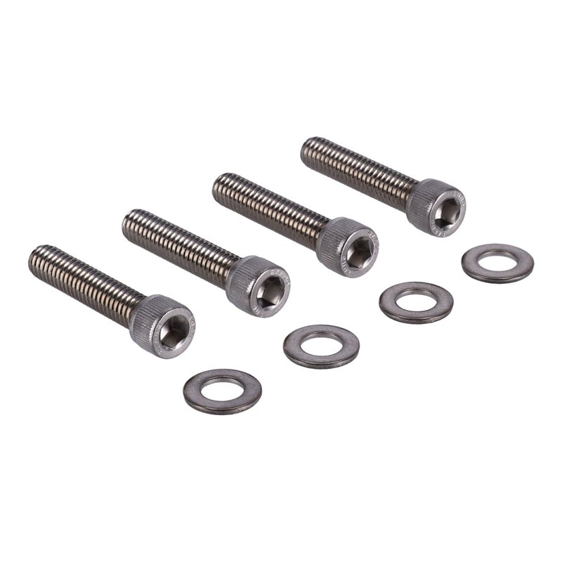 cafe 4 racer - Screws4Bikes FF.HD.8.va Sada šroubů předního blatníku leštěná – HD Breakout 114 18-22 - Screw4bikes Šrouby & sety 