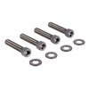 cafe 4 racer - Screws4Bikes FF.HD.8.va Sada šroubů předního blatníku leštěná – HD Breakout 114 18-22 - Screw4bikes Šrouby & sety 