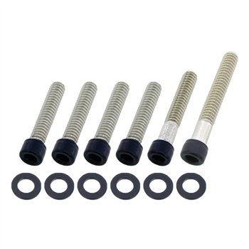 cafe 4 racer - Screws4Bikes TB.HD.4.swm Sada šroubů pro horní a dolní uchycení palivové nádrže matná černá – HD Sportster 04-20 - Screw4bikes Šrouby & sety 