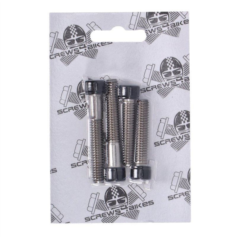 cafe 4 racer - Screws4Bikes LK.HD.4.swm Sada šroubů pro horní svorku řídítek matná černá – HD Dyna 91-05, Sportster 91-22 - Screw4bikes Šrouby & sety 