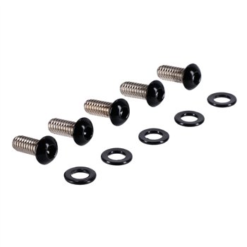 cafe 4 racer - Screws4Bikes PU.HD.3.sw Sada šroubů pro kladku kola lesklá černá – HD Softail 07-26, Dyna 06-17 - Screw4bikes Šrouby & sety 