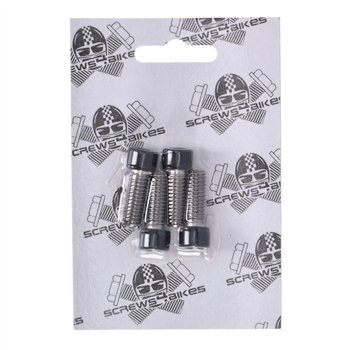 cafe 4 racer - Rychloupínací sada 6 x 16 mm černá Sada 10 kusů - HS MOTO Germany Šrouby & sety 