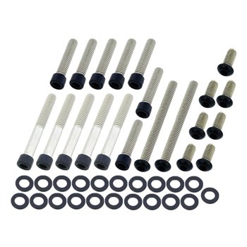 cafe 4 racer - Screws4Bikes SM.HD.1.swm Sada matic zrcátka matná černá – HD 82-25 - Screw4bikes Šrouby & sety 