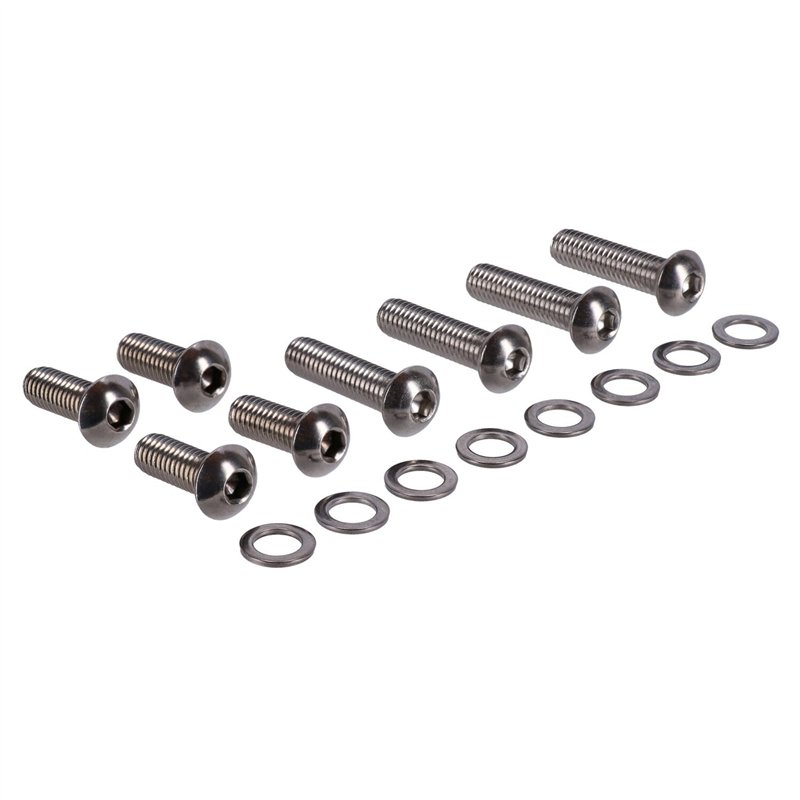 cafe 4 racer - Screws4Bikes FS.HD.2.va Súprava skrutiek na držiaky blatníka leštená – HD Softail 07-17 - Screw4bikes Šrouby & sety 