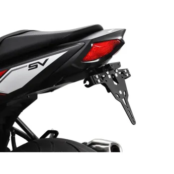 cafe 4 racer - License Plate Holder KAWASAKI Ninja / Z500 24- adjustable black incl. reflector holder - HS MOTO Germany License plate holders  4255679208738