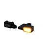 cafe 4 racer - Zieger 10005758 LED smerovky pod riadidlá 3 čierne – HD Softail 00-14, Dyna 99-17 - Zieger Smerovky na riaditká 