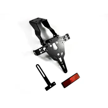 cafe 4 racer - Držiak ŠPZ HONDA CBR600 RR 03-06 1000RR 04-07 Nastaviteľný Čierny vrátane Držiaka Reflexného prvku - HS MOTO Germany Držiaky ŠPZ a príslušenstvo 4251361204736